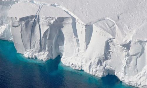 A photograph of Berry Glacier